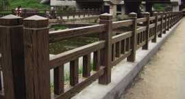 仿木栏杆 水泥仿木栏杆  grc仿木的特点