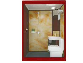 整体浴室YC-1316整体卫生间木屋专用卫生间