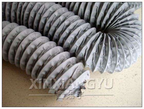 钢丝螺旋增强风管，PVC伸缩风管，可伸缩风管