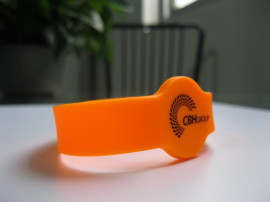 RFID硅胶手腕带 无线射频感应硅胶手环 高频芯片封装 深圳厂家